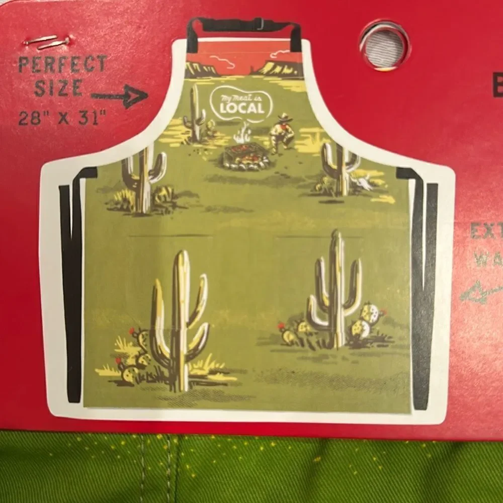 Blue Q Apron Heavy Cotton - “My Meat is Local”